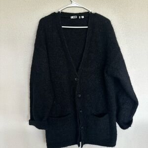 Uniqlo Black Women's Mohair Sweater